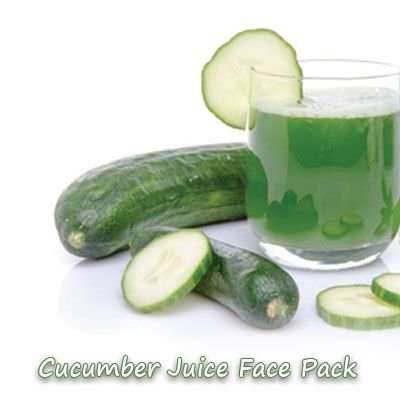 cucumber face pack for sunburn in summer