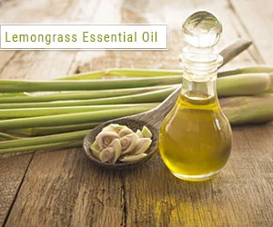 Lemongrass essential oil for foot massage