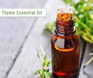 Thyme essential oil for foot massage